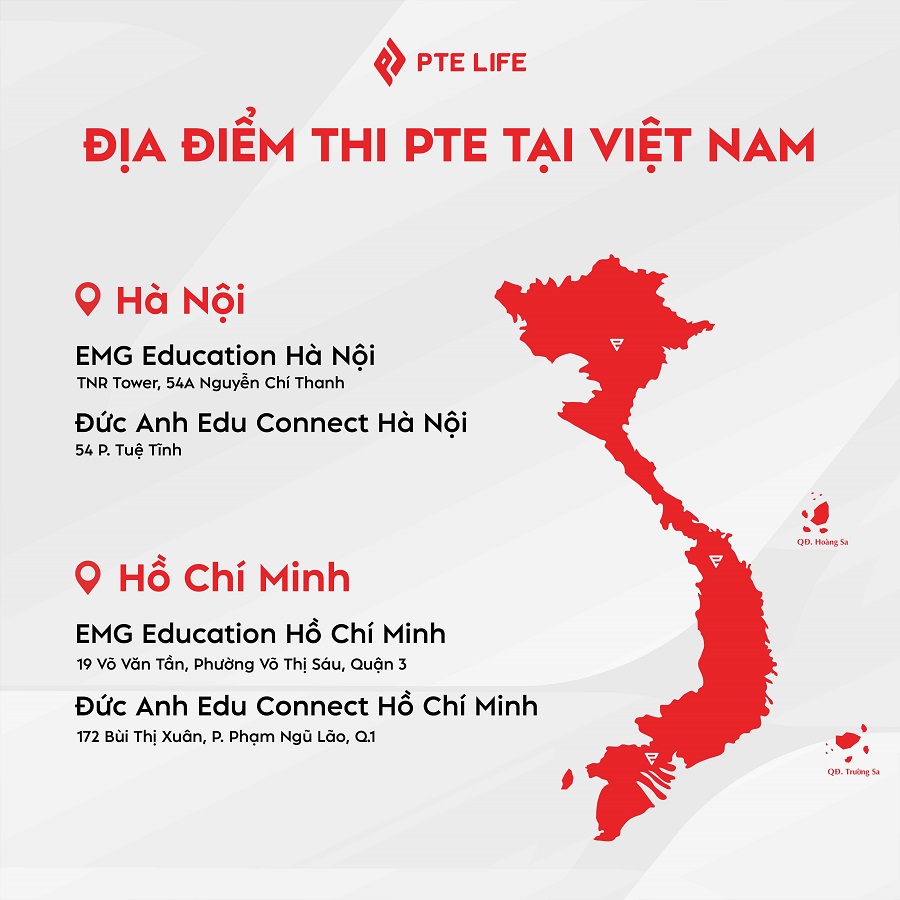 bằng tiếng anh pte