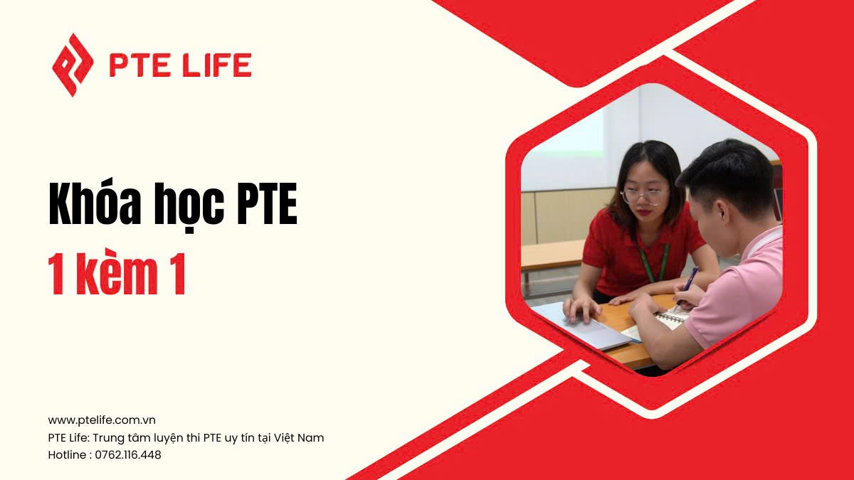 học pte 1 kèm 1