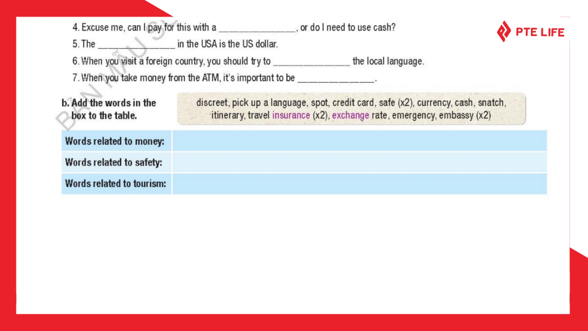 Yêu cầu bài tập New Words b phần tiếng Anh 12 Unit 2 Lesson 1 trong SGK