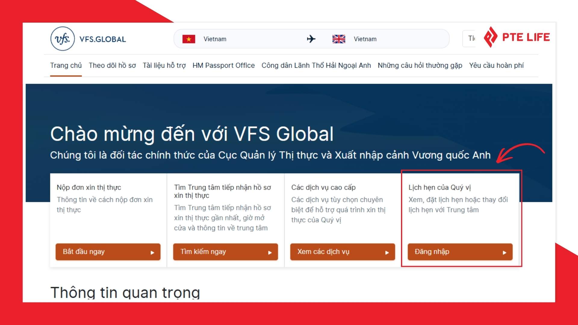 5+ Kinh nghiệm xin Visa du lịch Anh tự túc 99% ĐẬU 5 Bạn cần đặt lịch hẹn nộp hồ sơ xin visa Anh trên website VFS Global