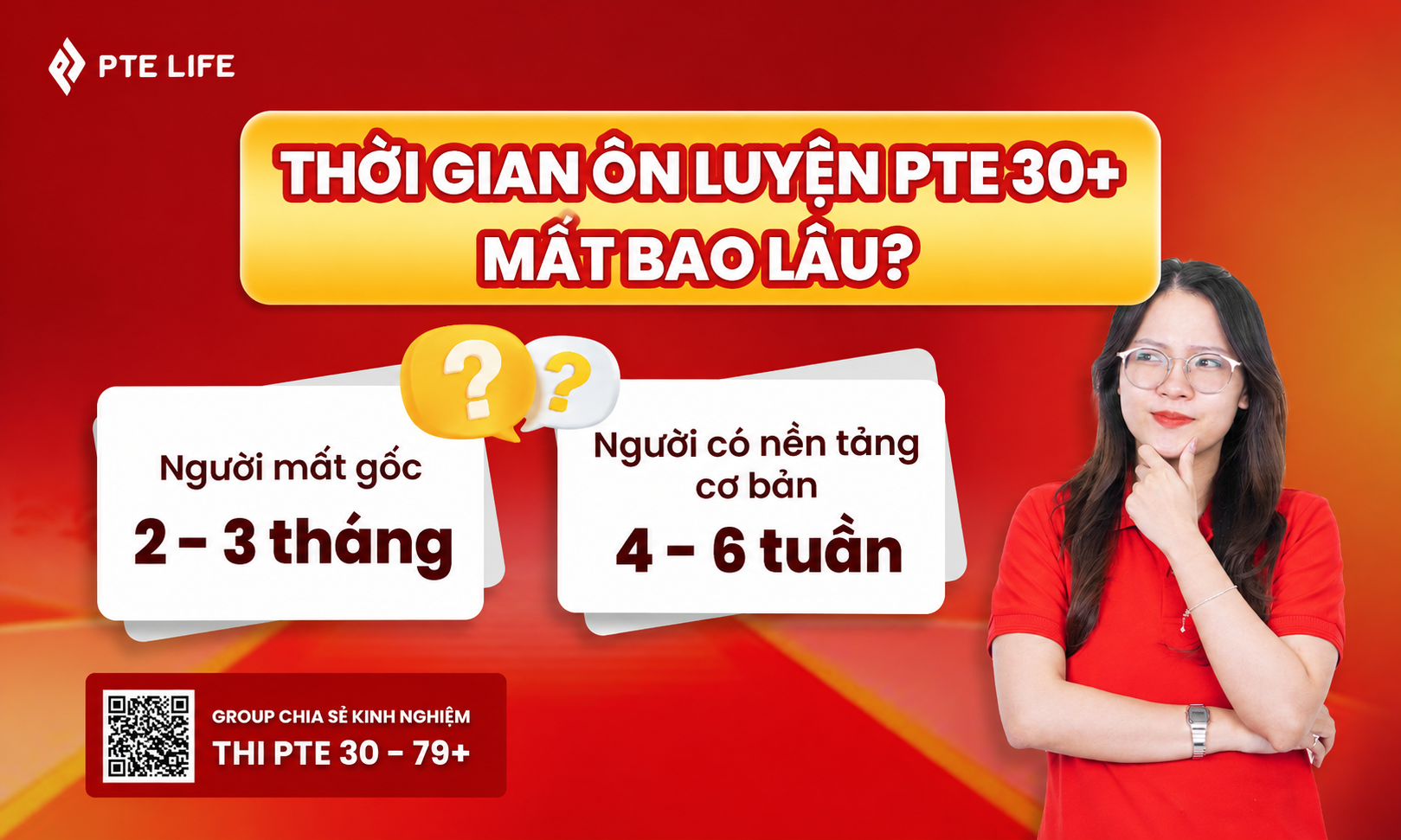Luyện PTE 30 trong bao lâu