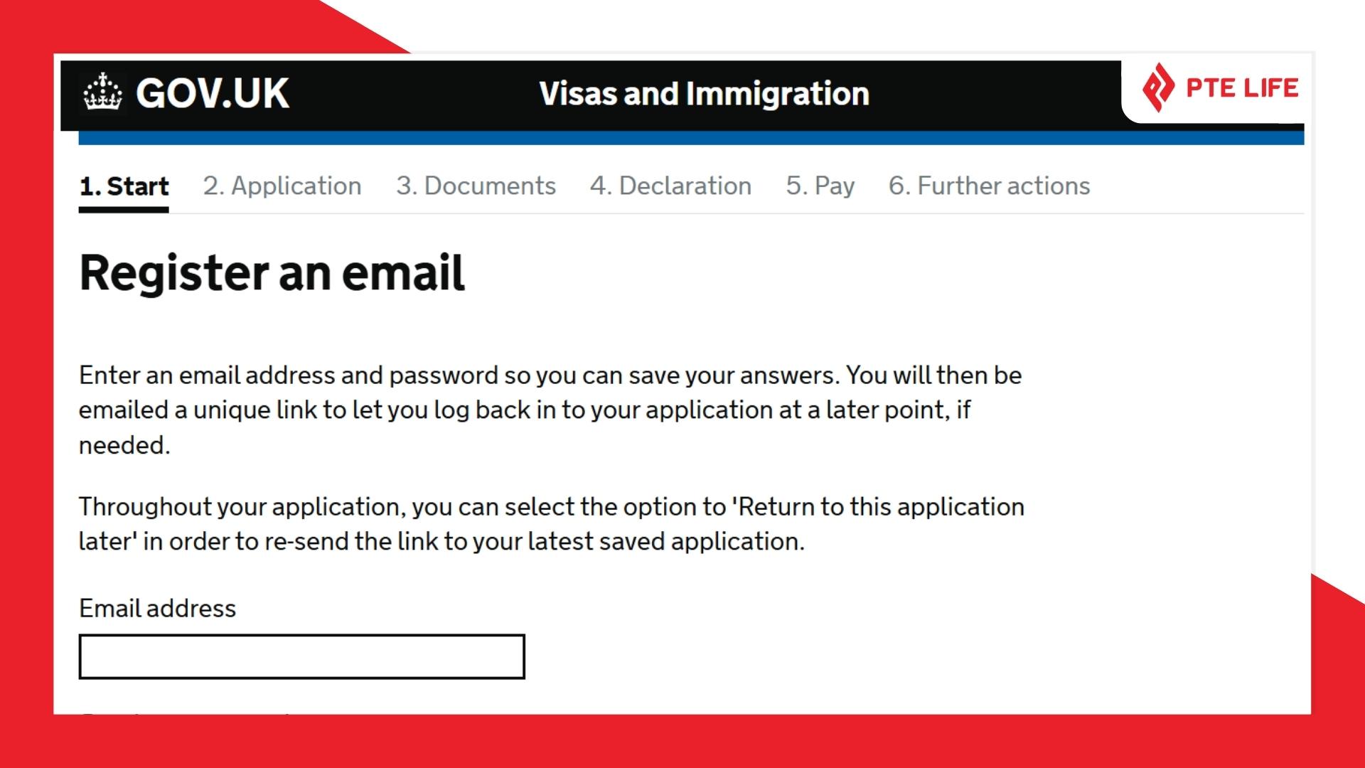Điền tờ khai visa Anh online trên GOV.UK