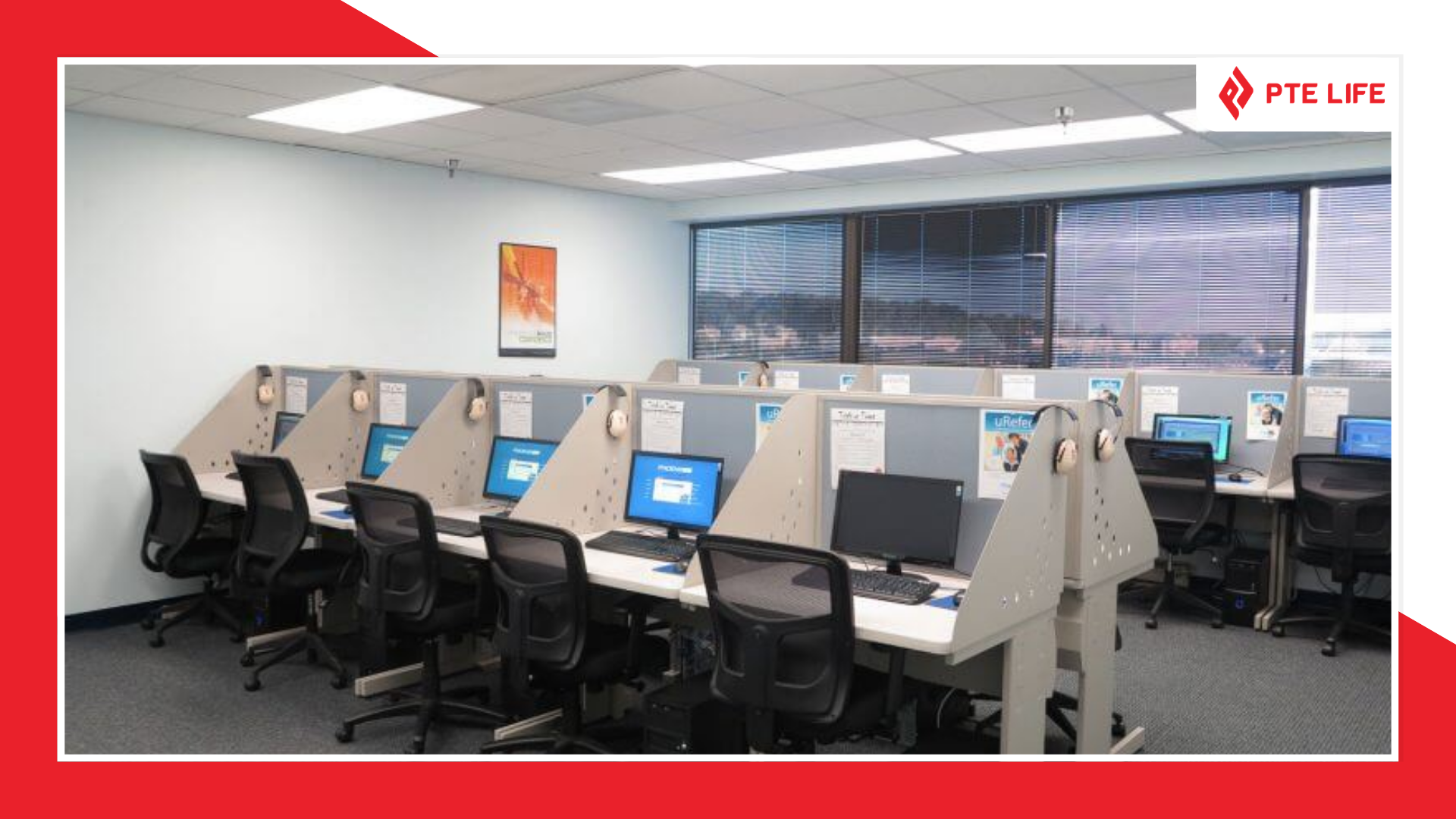 Phòng thi PTE tại đại học Cần Thơ