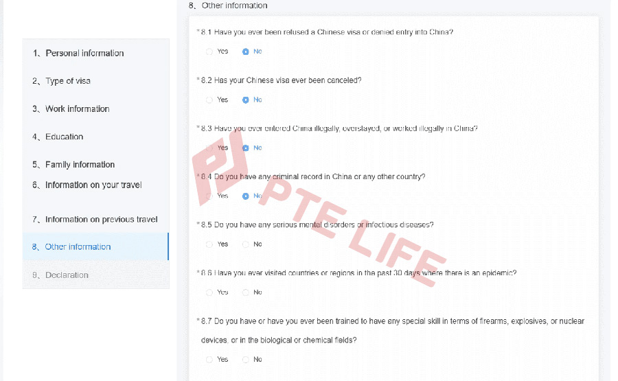 Hoàn thiện các mục khác theo yêu cầu của hệ thống