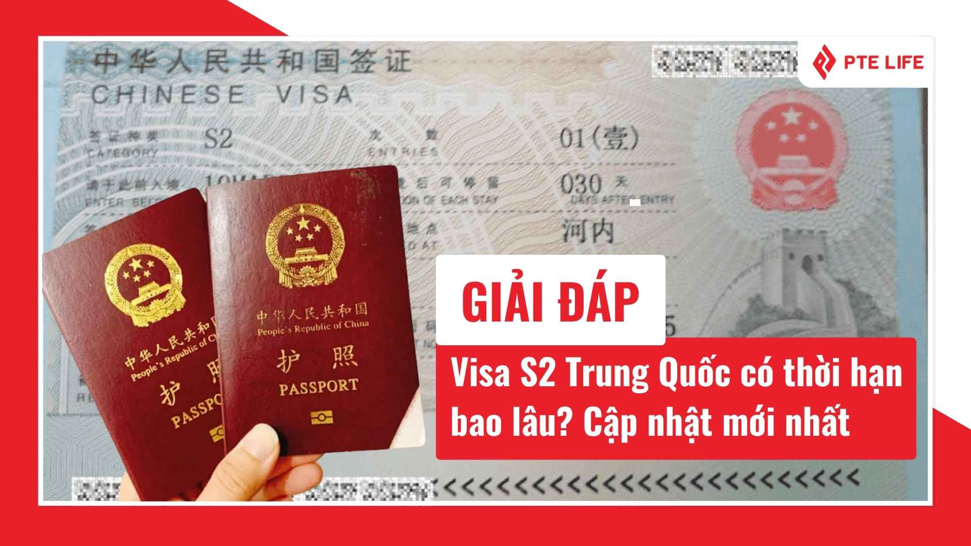 Visa S2 Trung Quốc có thời hạn bao lâu