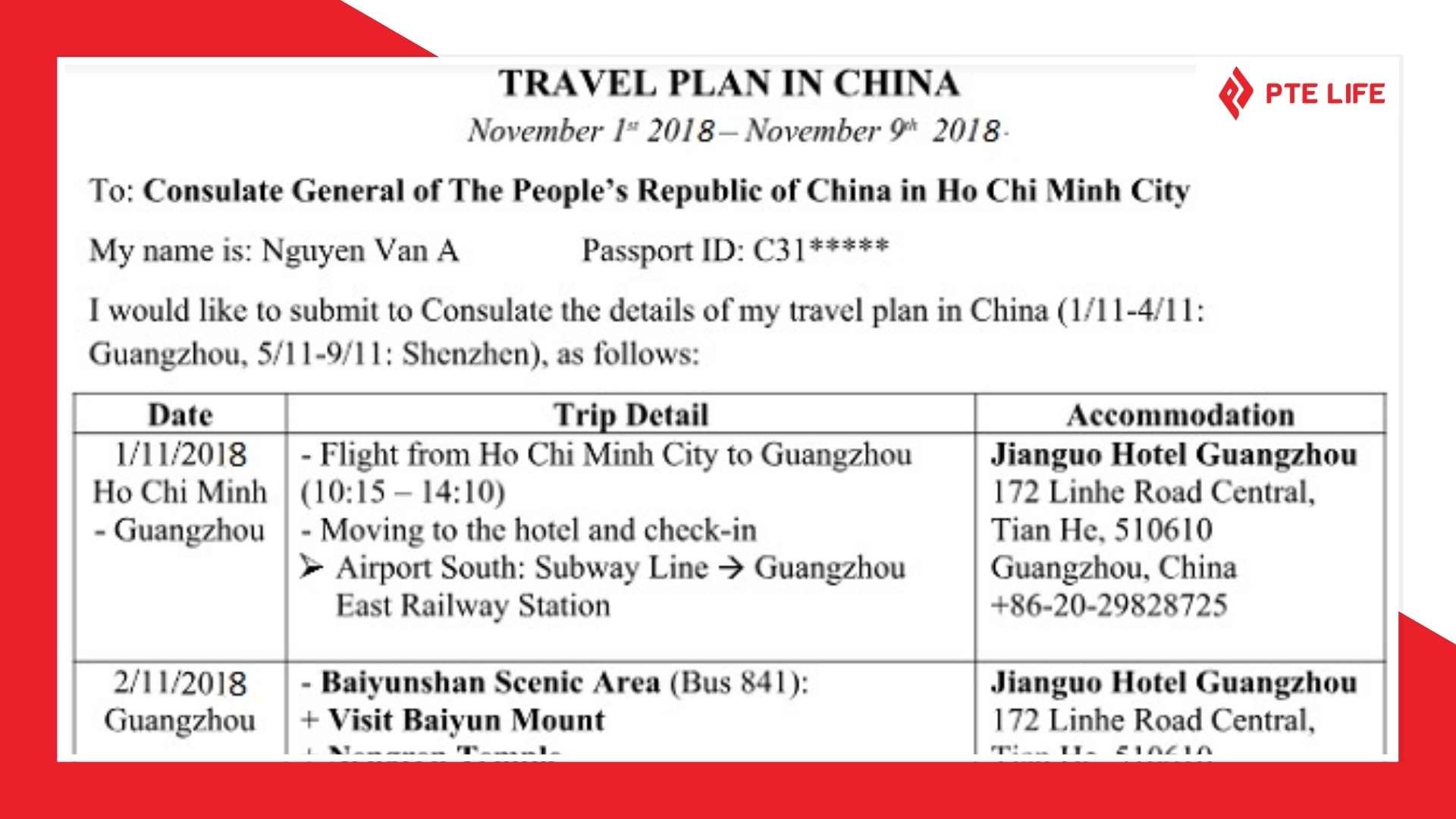 Cần có lịch trình rõ ràng nếu xin visa Trung Quốc 3 tháng 2 lần để du lịch