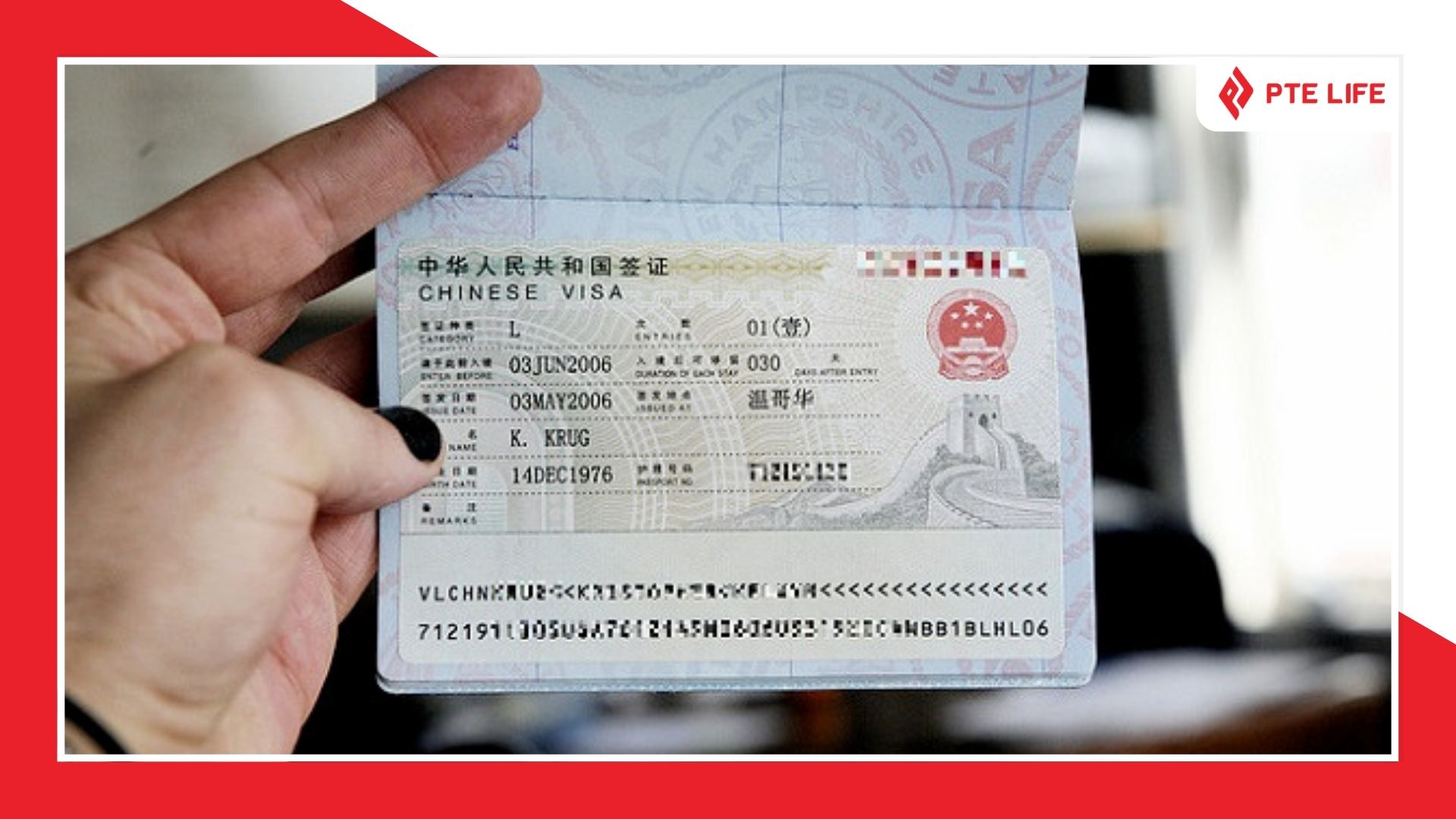 Chi tiết quy trình xin visa Trung Quốc