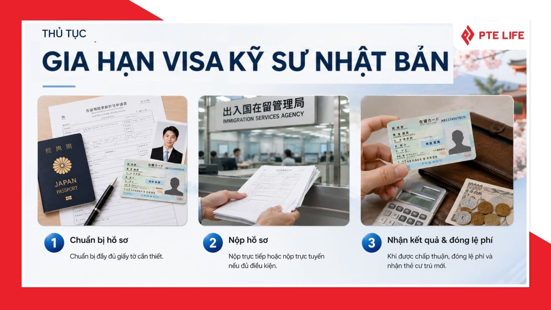 Cách xin gia hạn visa kỹ sư Nhật Bản
