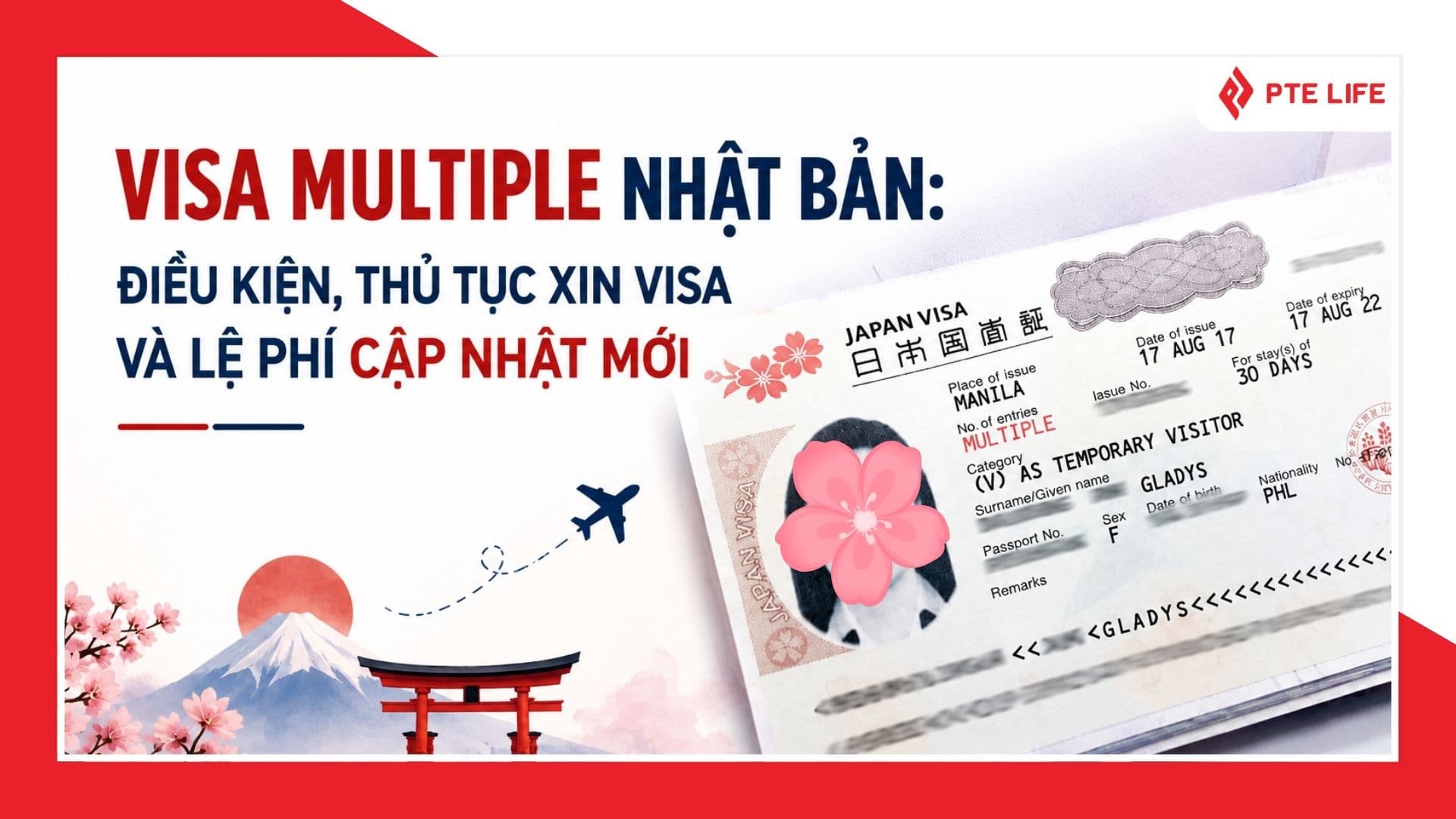 Visa Multiple Nhật Bản: Điều kiện, thủ tục xin visa và lệ phí