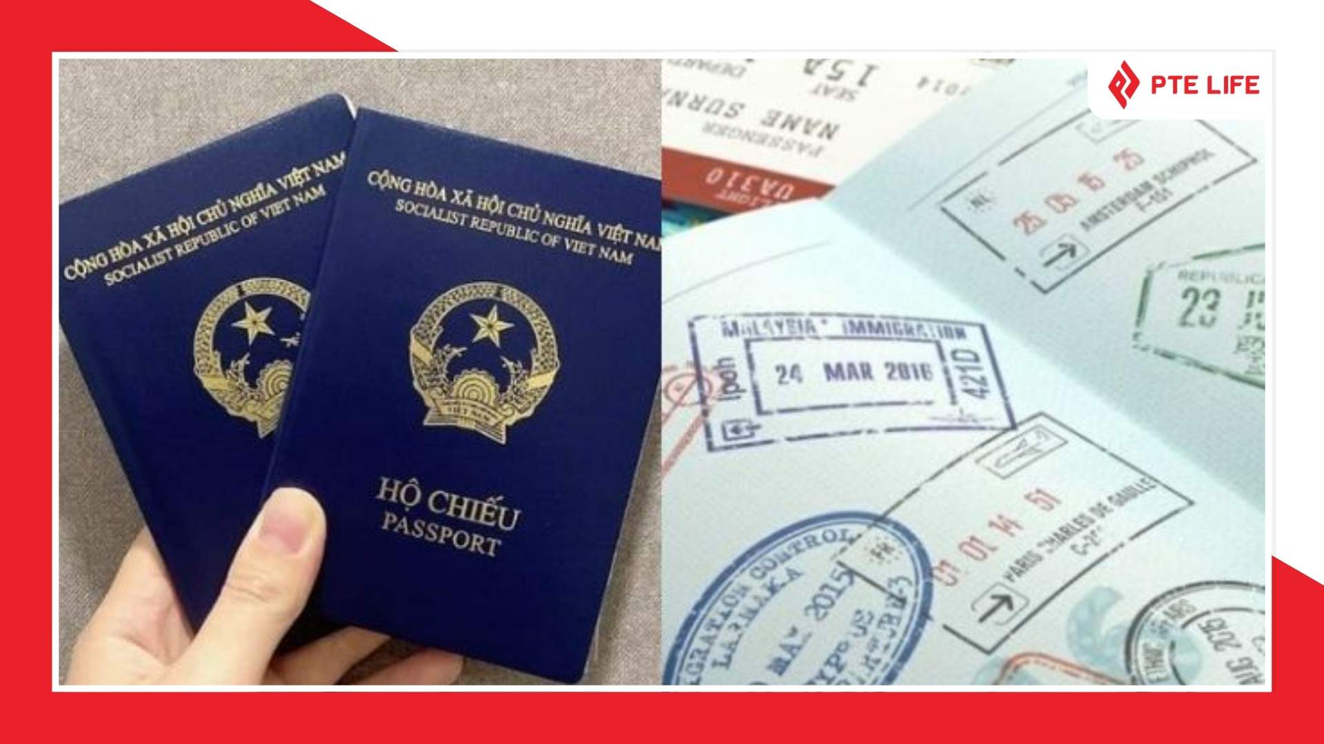 Hộ chiếu là giấy tờ bắt buộc cần có trong hồ sơ xin visa Multiple Nhật Bản