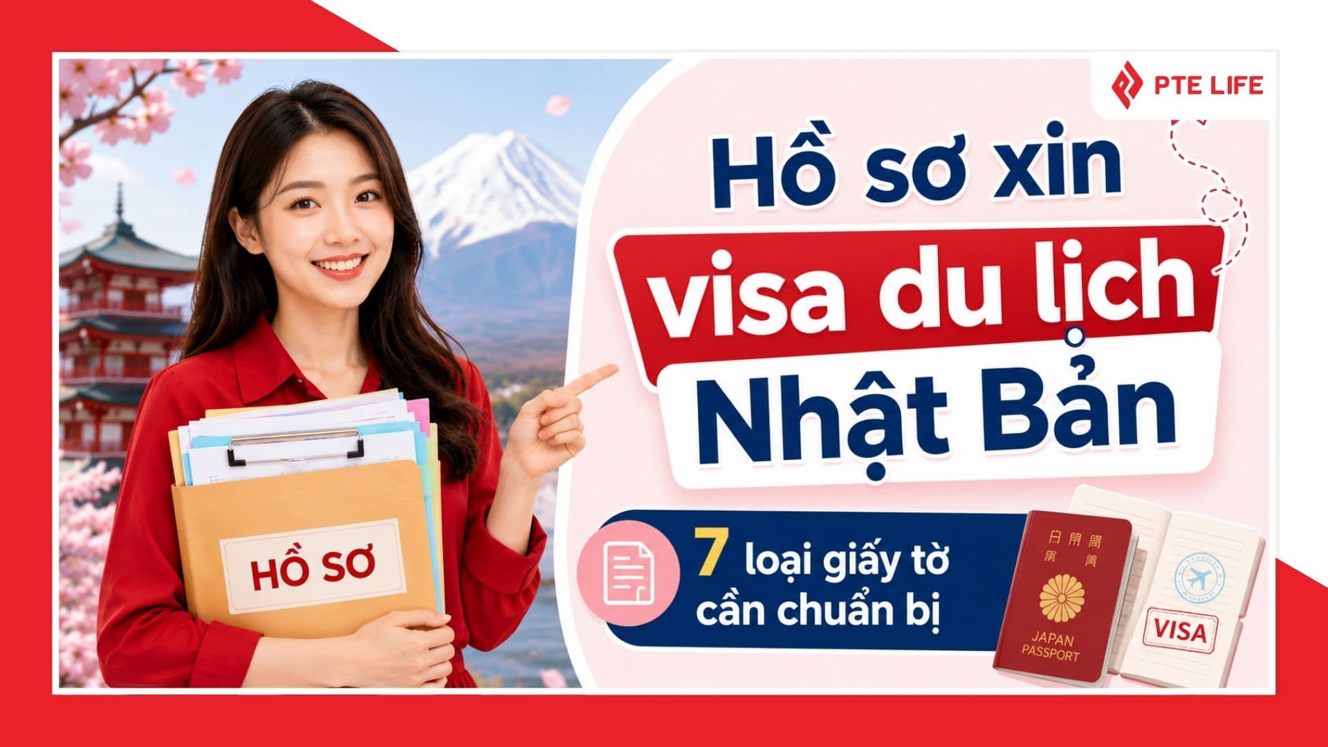 Hồ sơ xin visa du lịch Nhật Bản