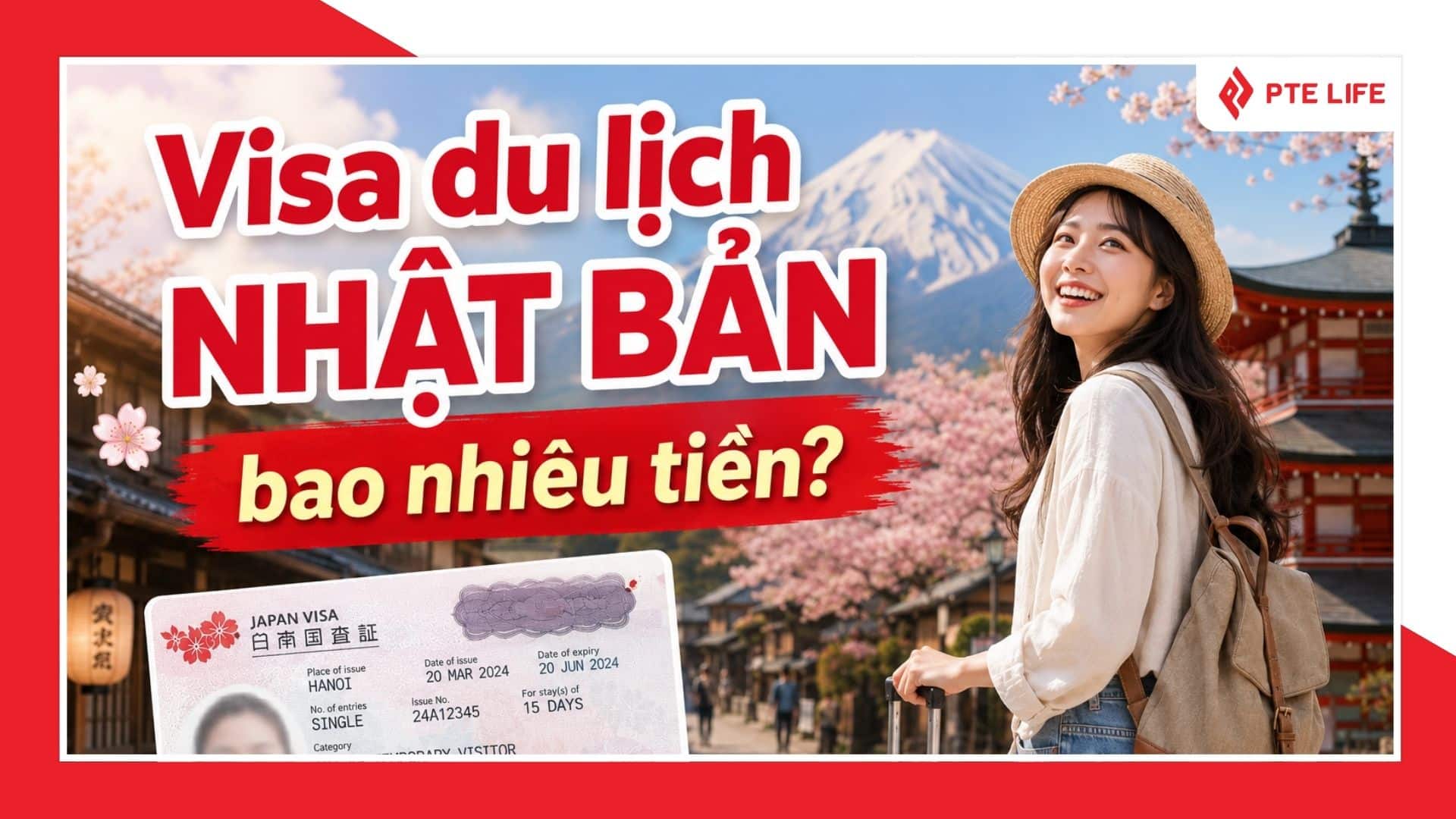 visa du lịch Nhật Bản bao nhiêu tiền