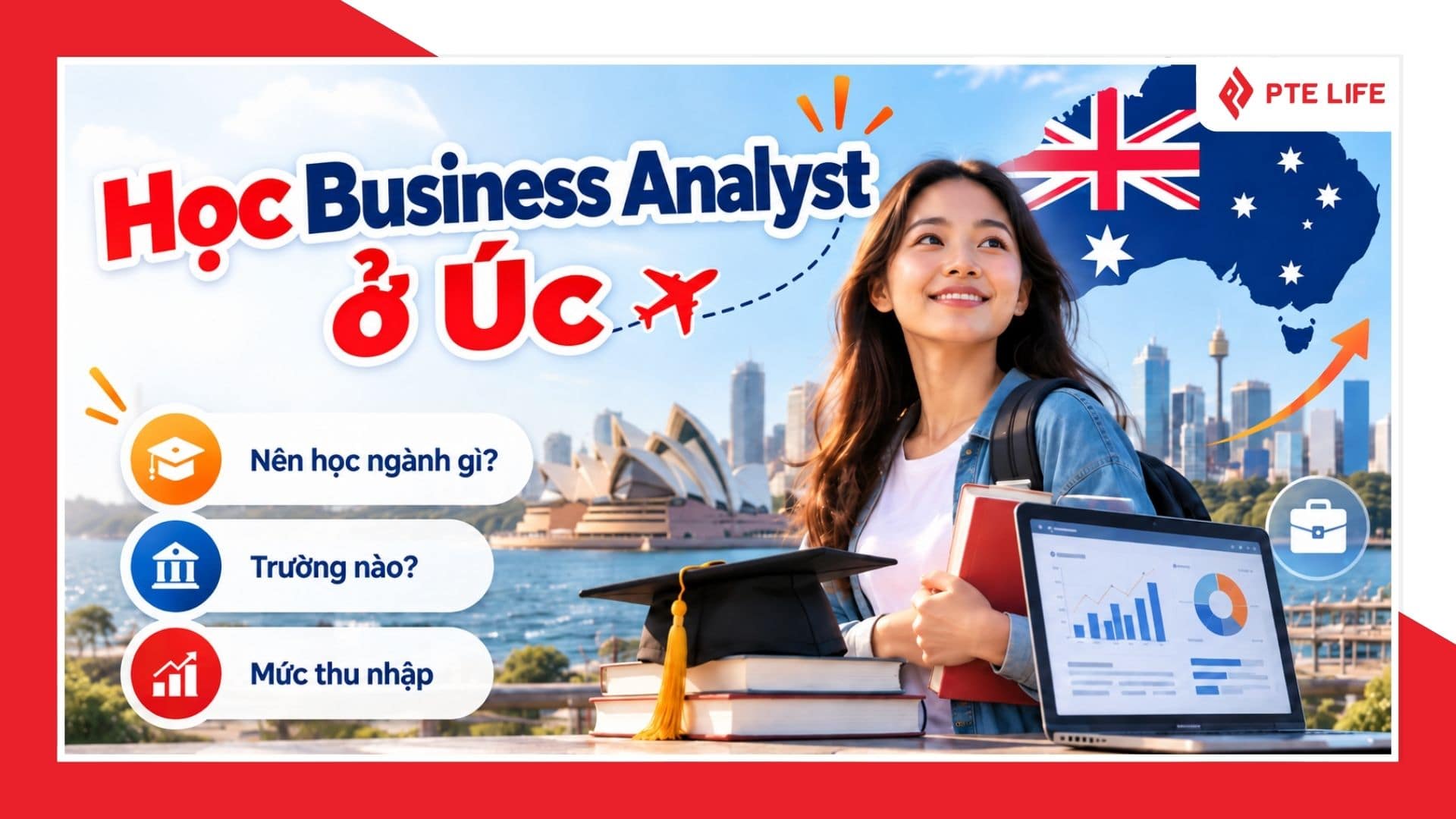 Học Business Analyst ở Úc: Nên học ngành gì? Trường nào? Thu nhập 2026