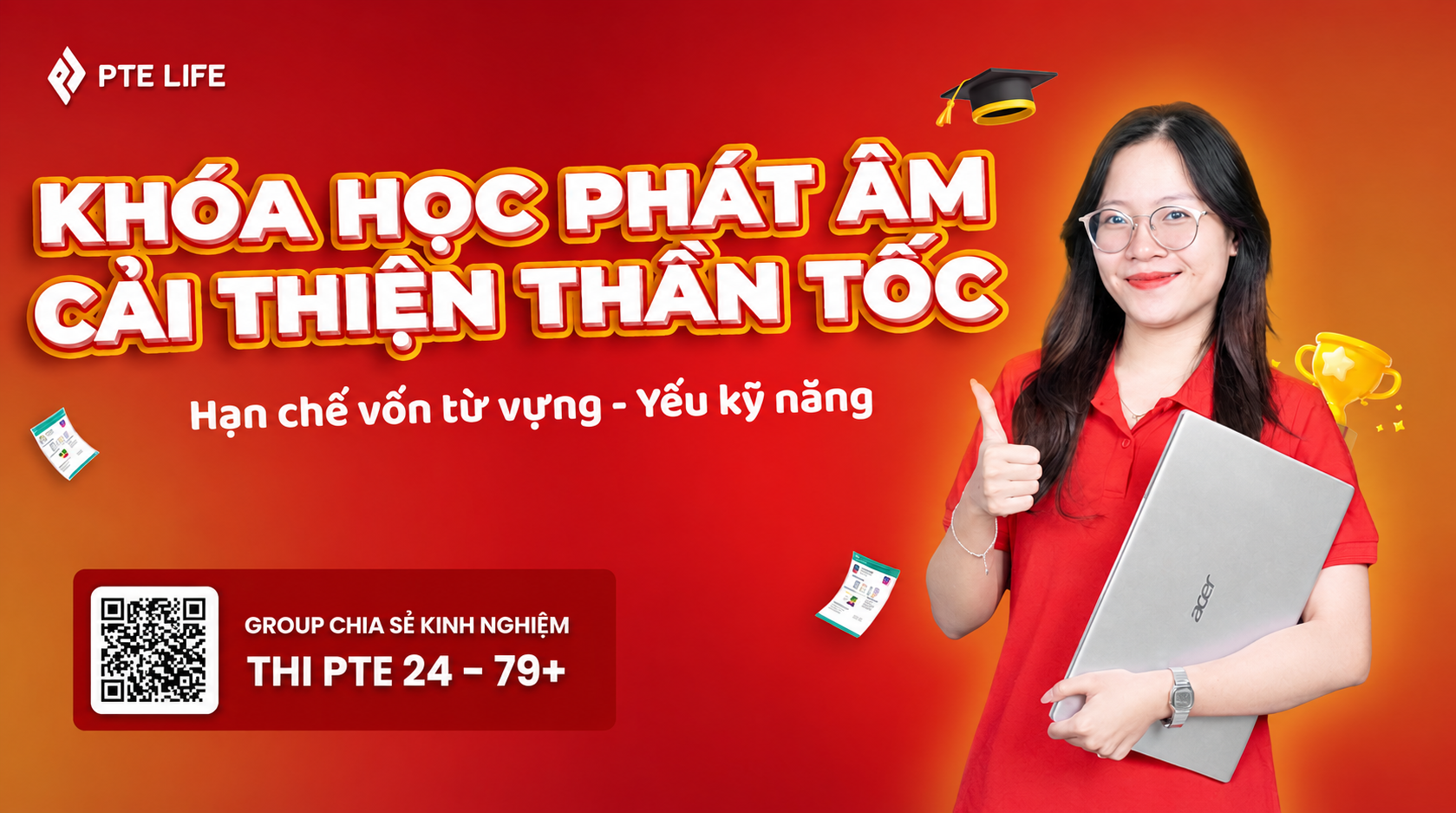 Khoá học phát âm tại PTE Life