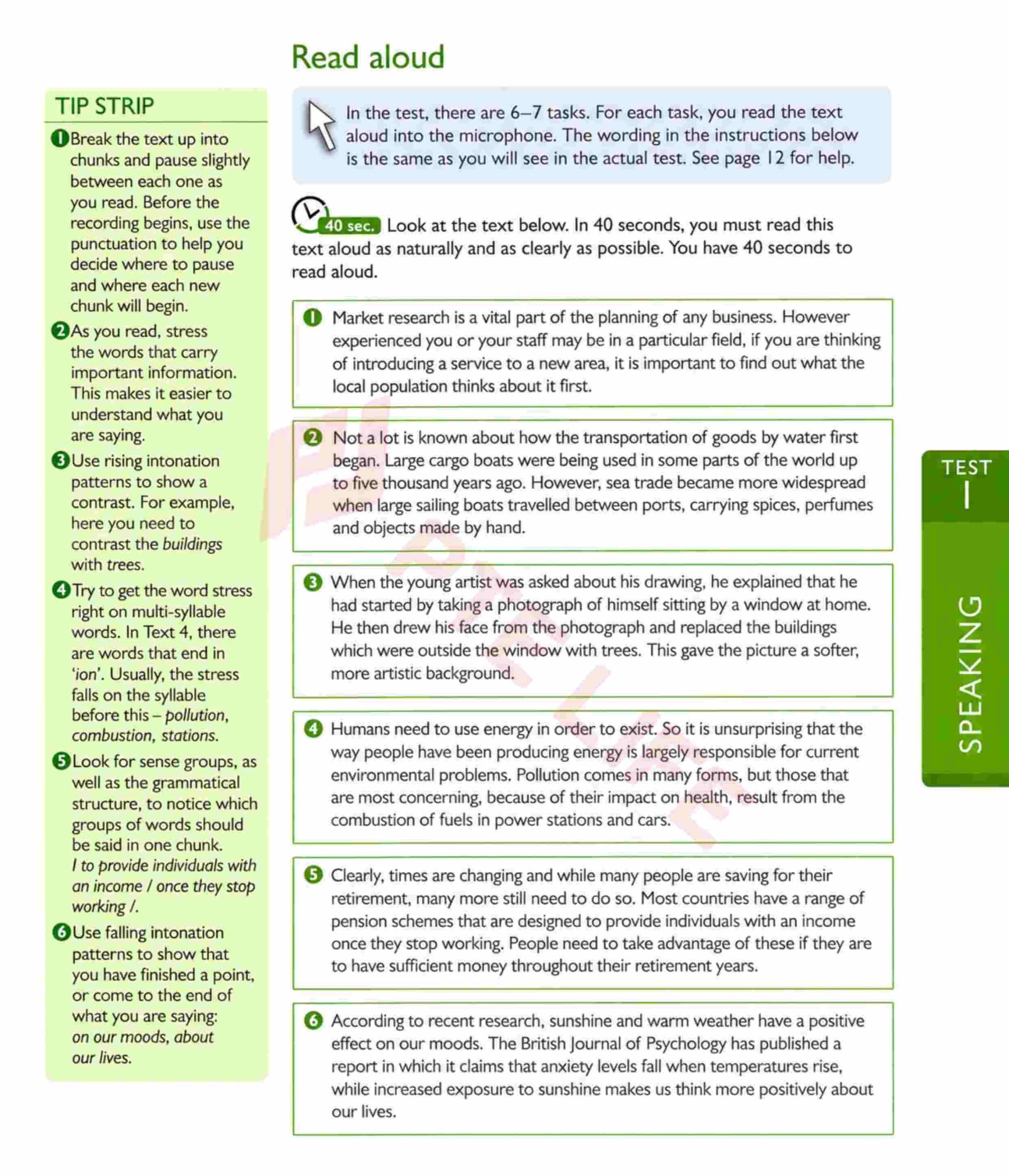 Review sách PTE Academic Practice Tests Plus 3 Nội dung bài test trong sách PTE Academic Practice Tests Plus