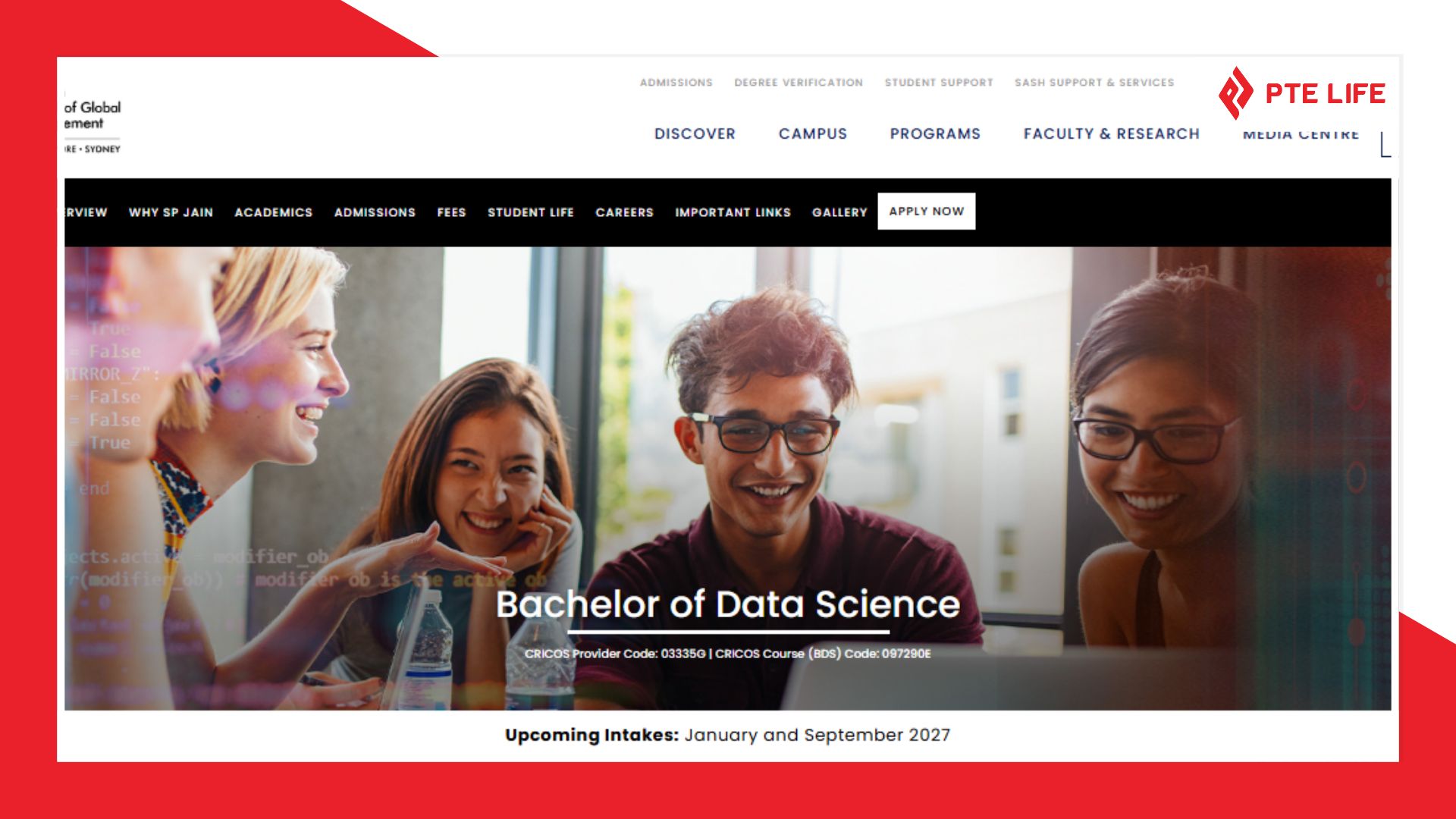 Bachelor of Data Science - Một trong những chương trình đào tạo cử nhân tại S P Jain School of Global Management