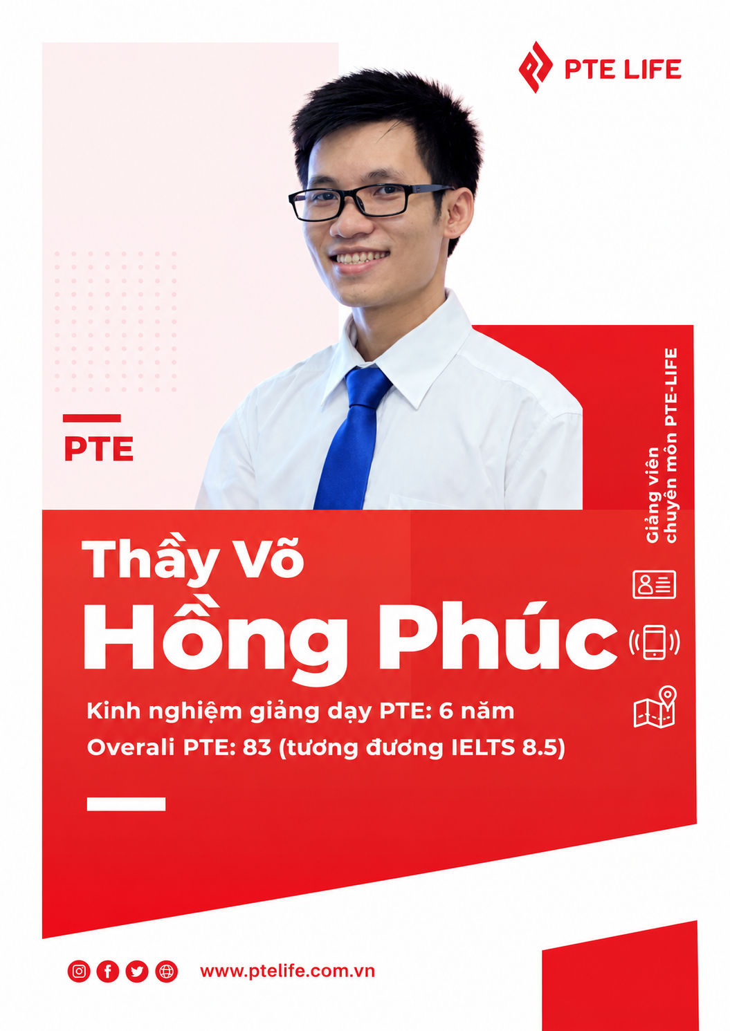 Trung Tâm Luyện Thi PTE Uy Tín số 1 Việt Nam - PTE Life 69 thay-hong-phuc