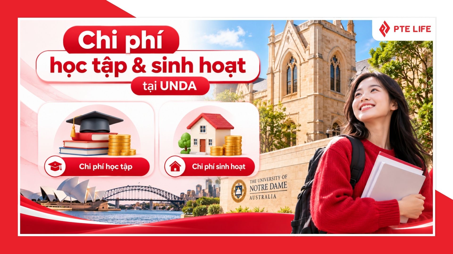 The University of Notre Dame Australia: Thông tin, học phí & học bổng 2026–2027 3 Chi phí học tập và sinh hoạt tại Đại học Notre Dame Úc