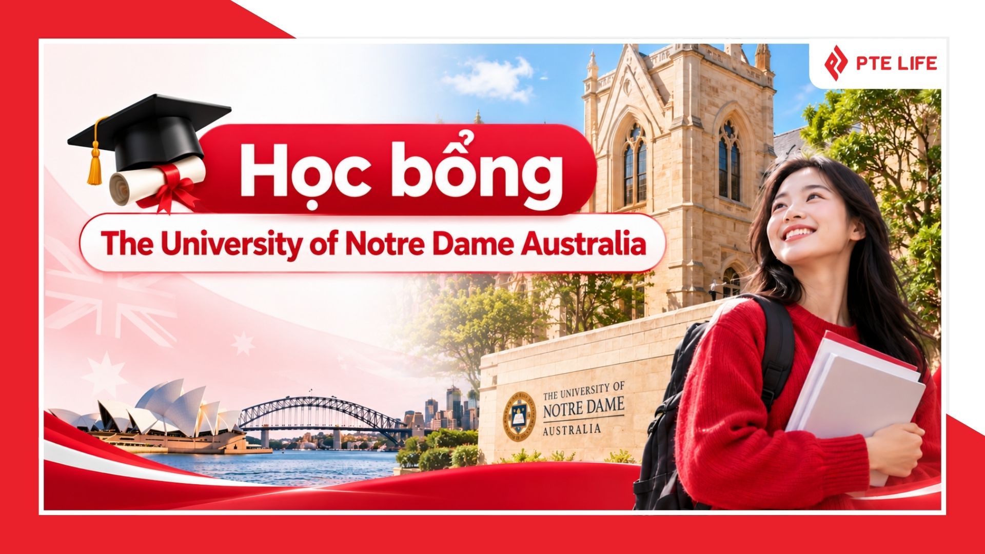 The University of Notre Dame Australia: Thông tin, học phí & học bổng 2026–2027 4 Học bổng của trường Đại học Notre Dame Úc