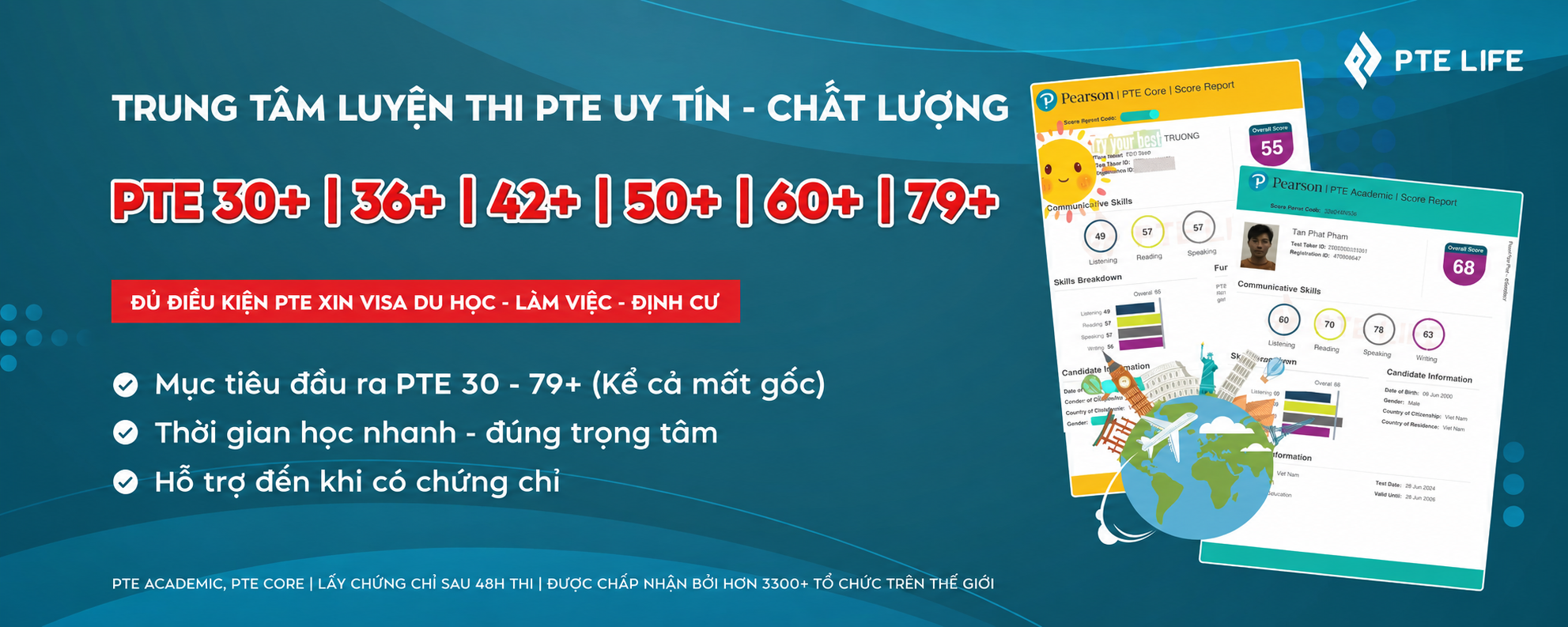 Trung Tâm Luyện Thi PTE Uy Tín số 1 Việt Nam - PTE Life 2 Trung tâm luyện thi PTE uy tín và chất lượng